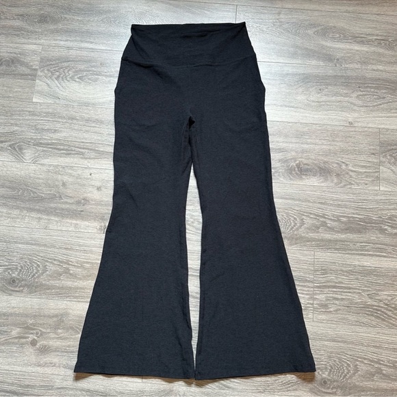 BEYOND YOGA Spacedye High Waisted All Day Flare Pant in Darkest Night - Picture 10 of 12